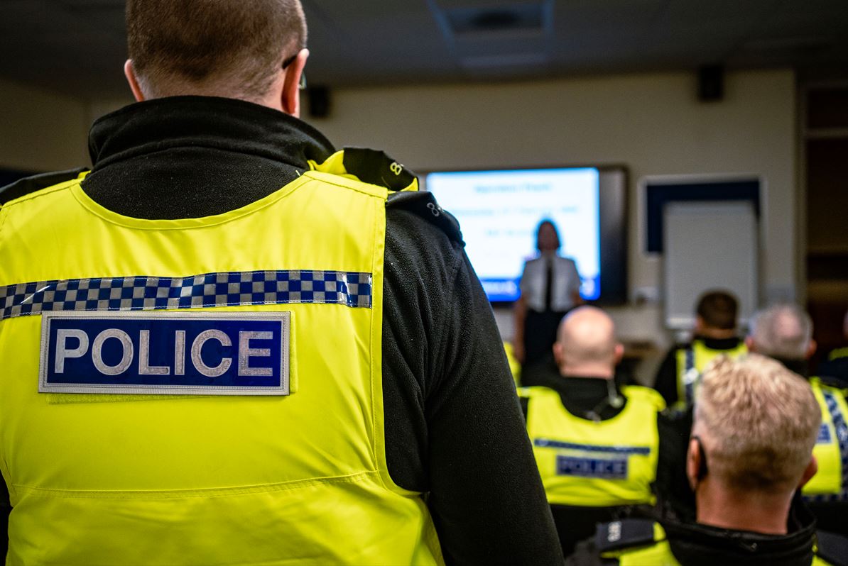 The briefing for Operation Peach ahead of the arrests in Alnwick