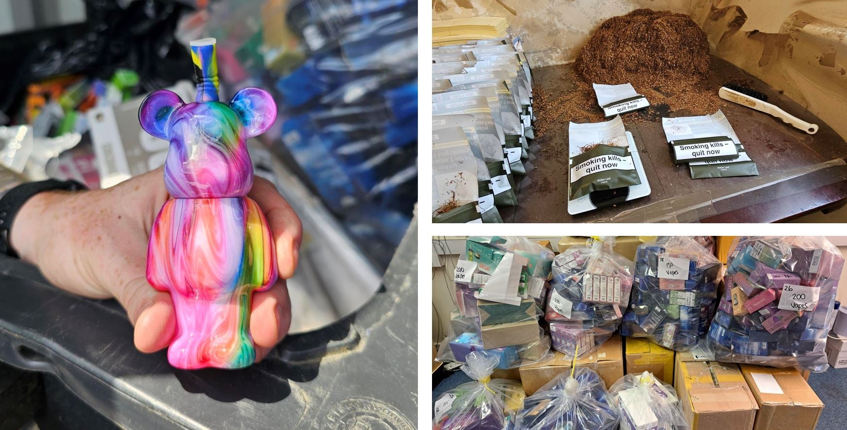 Image of bear shaped illegal vape