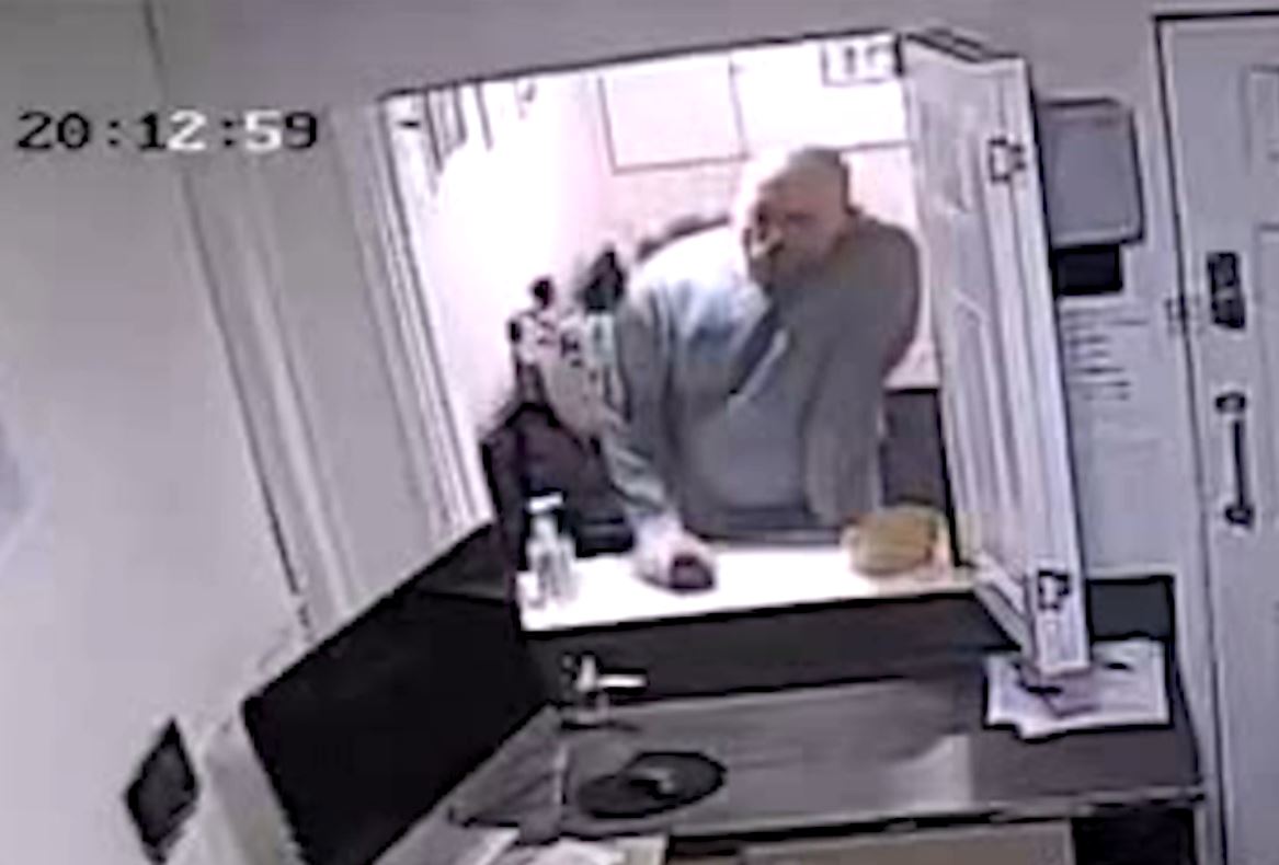 Christian Willoughby's offending was caught on CCTV