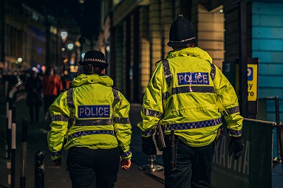 Northumbria Police officers on patrol in Newcastle. 