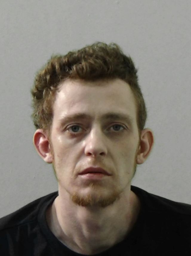 A custody image of Reece Galbraith. 