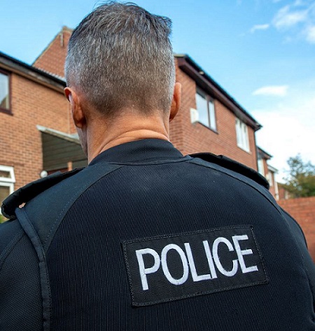 An image of a Northumbria Police officer. 