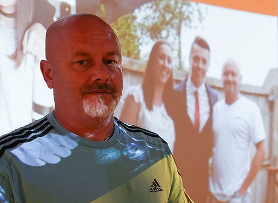 Simon Brown, the father of Connor Brown. 