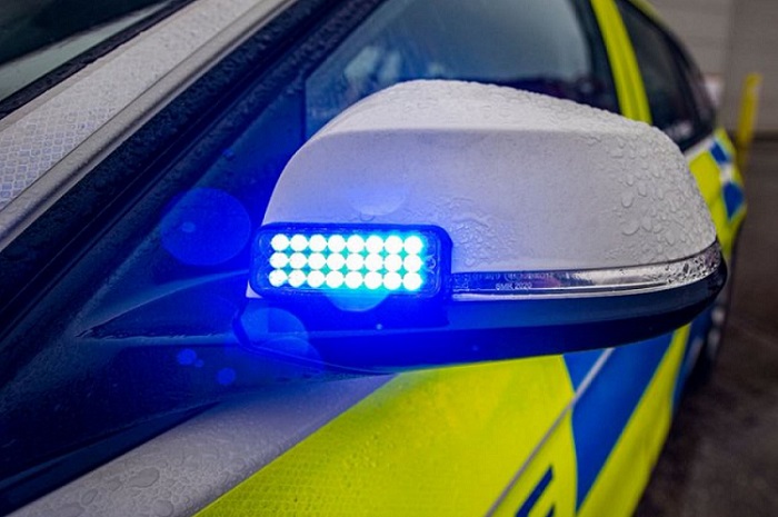 An image of a Northumbria Police patrol car