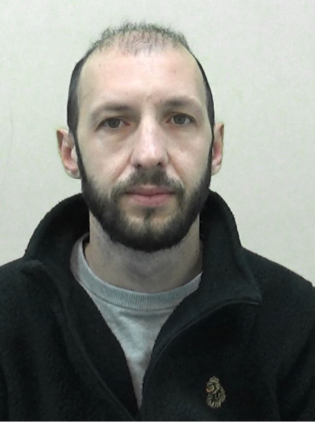 A police mugshot