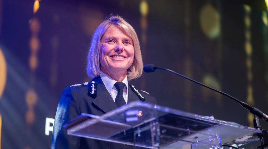 Chief Constable Vanessa Jardine at the Pride of Policing Awards 2025