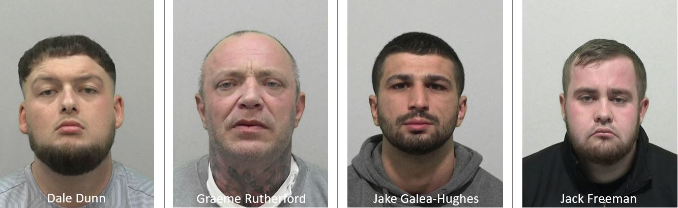 Four men jailed for roles in pill-pressing conspiracy | Northumbria Police