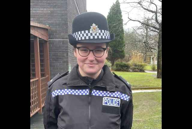 Uniformed police officer, Jess Turnbull